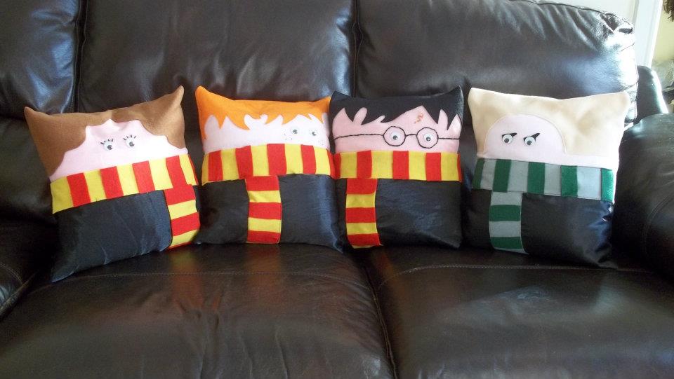 Handmade Harry Potter Cushions! - Teacups and Petticoats